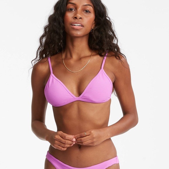 Billabong Triangle Top in Bright Orchid - Picture 2 of 8